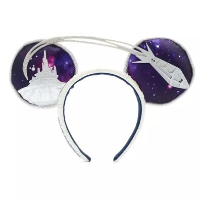 Mickey Mouse The Main Attraction Ears Headband For Adults - Space Mountain 