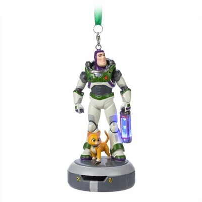 Toy Story - Buzz Lightyear and Sox Light-Up Living Magic Sketchbook Ornament