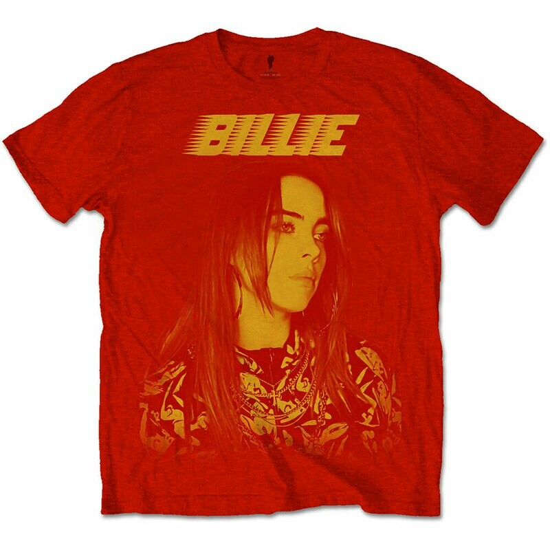 BILLIE EILISH UNISEX TEE: RACER LOGO JUMBO