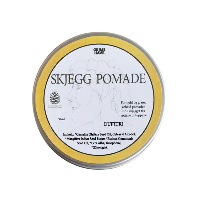 Skjegg Pomade  Duftfri