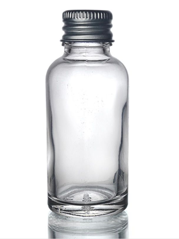 Glassflaske 30ml med aluminiumskork