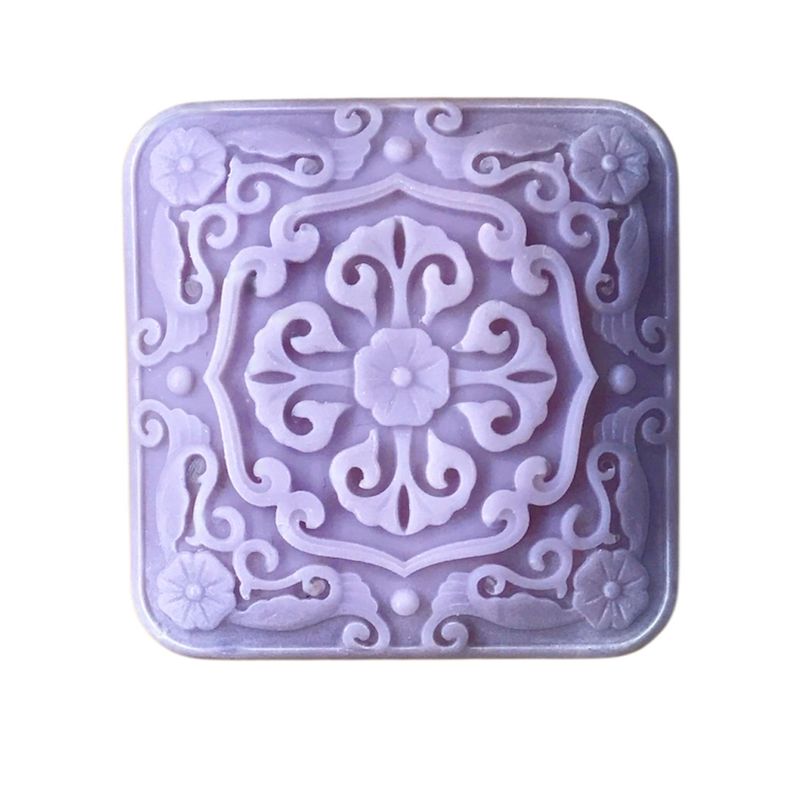 Lavendel såpe med mønster