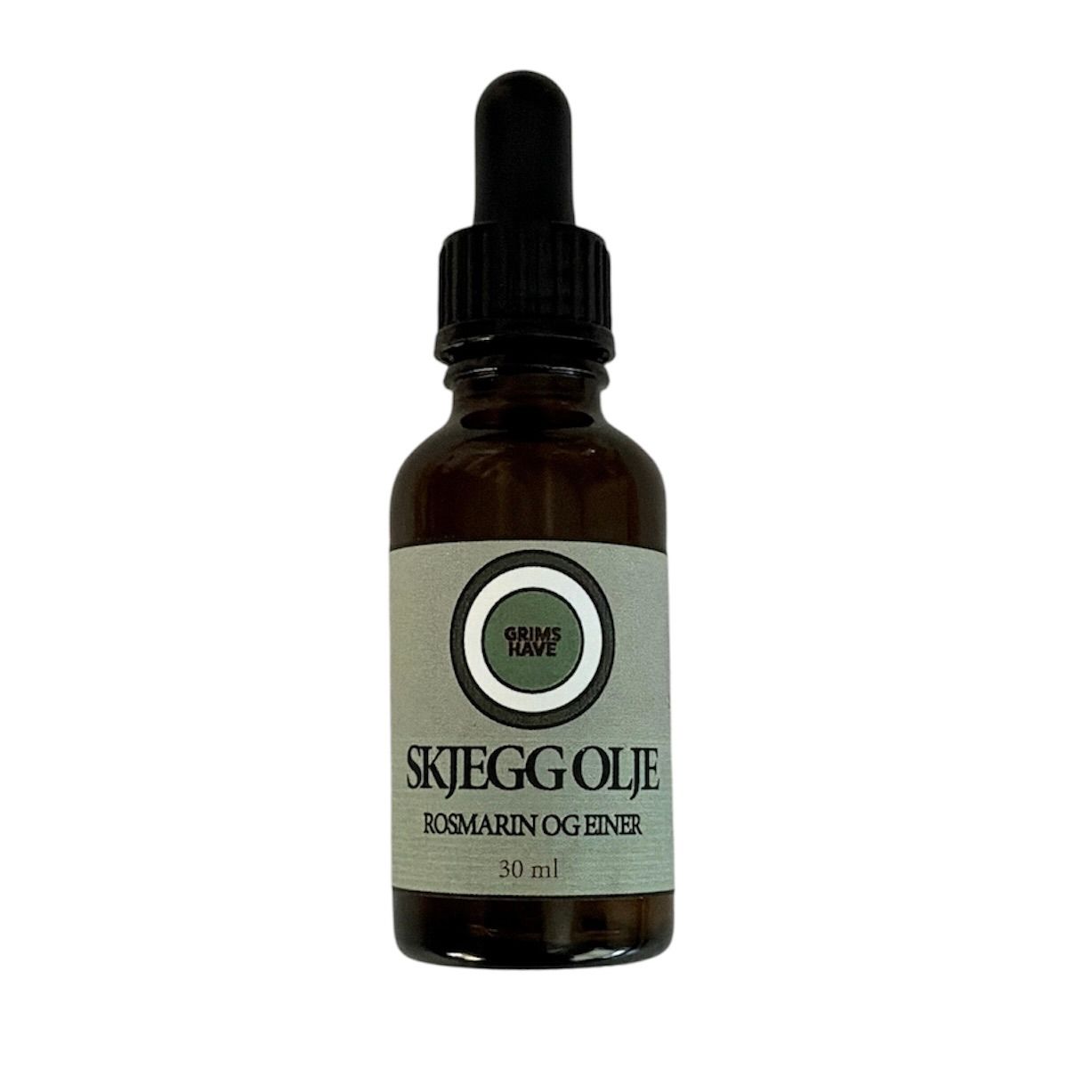 Skjeggolje Rosmarin og Einer 30ml
