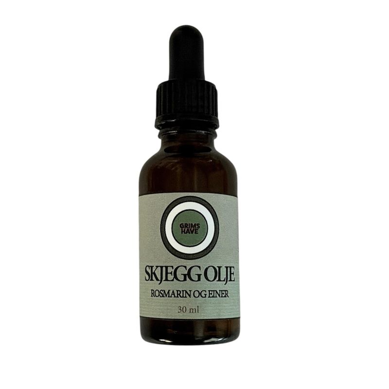 Skjeggolje Rosmarin og Einer 30ml