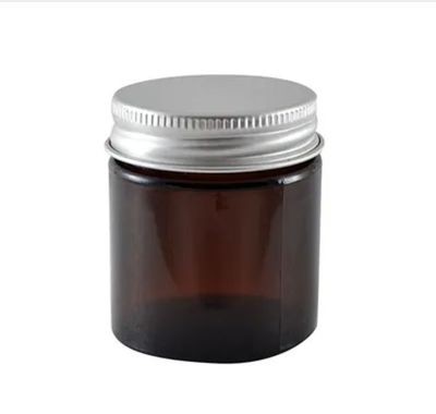 60ml Glasskrukke med aluminiumslokk