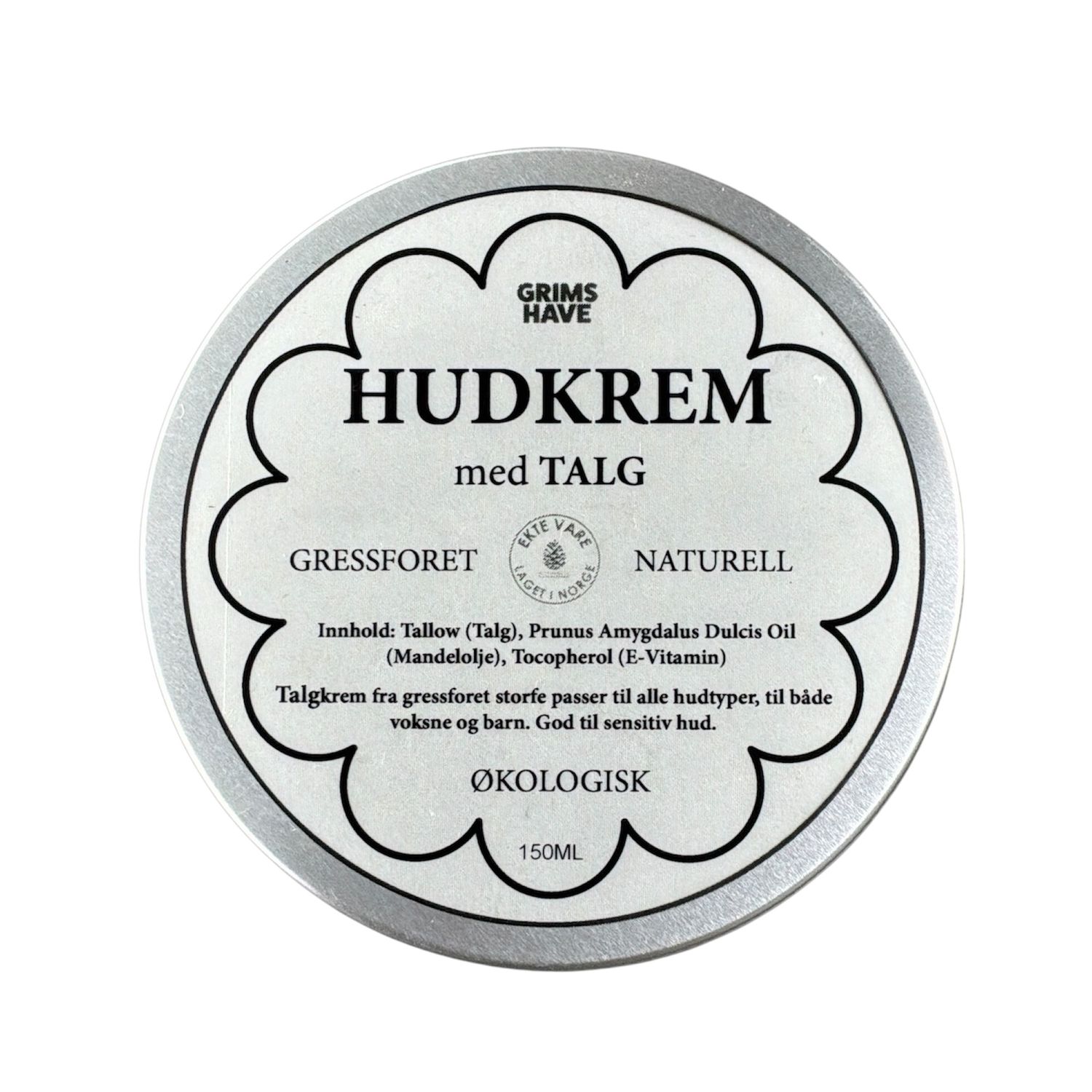 Talgkrem 150ml Naturell