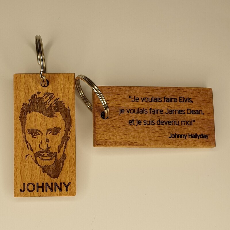 Porte-clés Johnny Hallyday