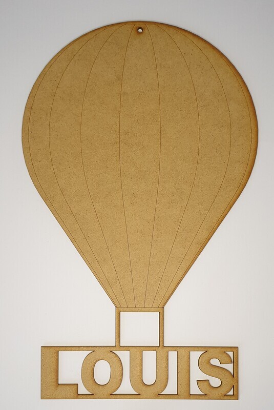 Montgolfière avec prénom