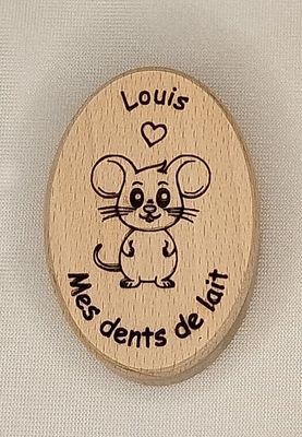 Boite à dents petite souris personnalisée