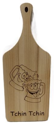 Planche apéro gravée "Tchin tchin"