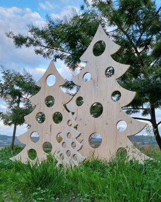Sapin plat troué par lot de 2