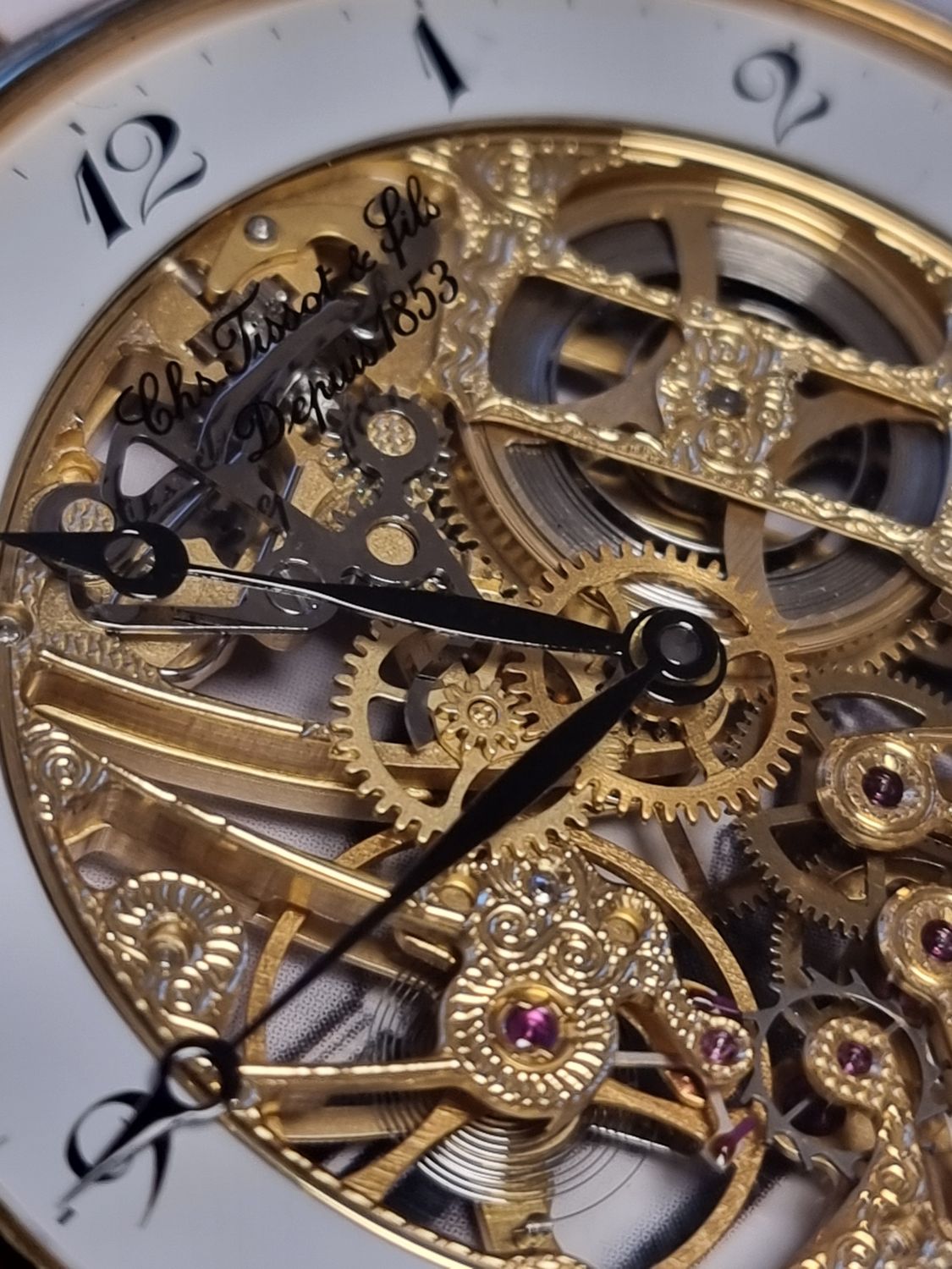 Taschenuhr, Tissot,Skeleton Taschenuhr, Tissot,Skeleton