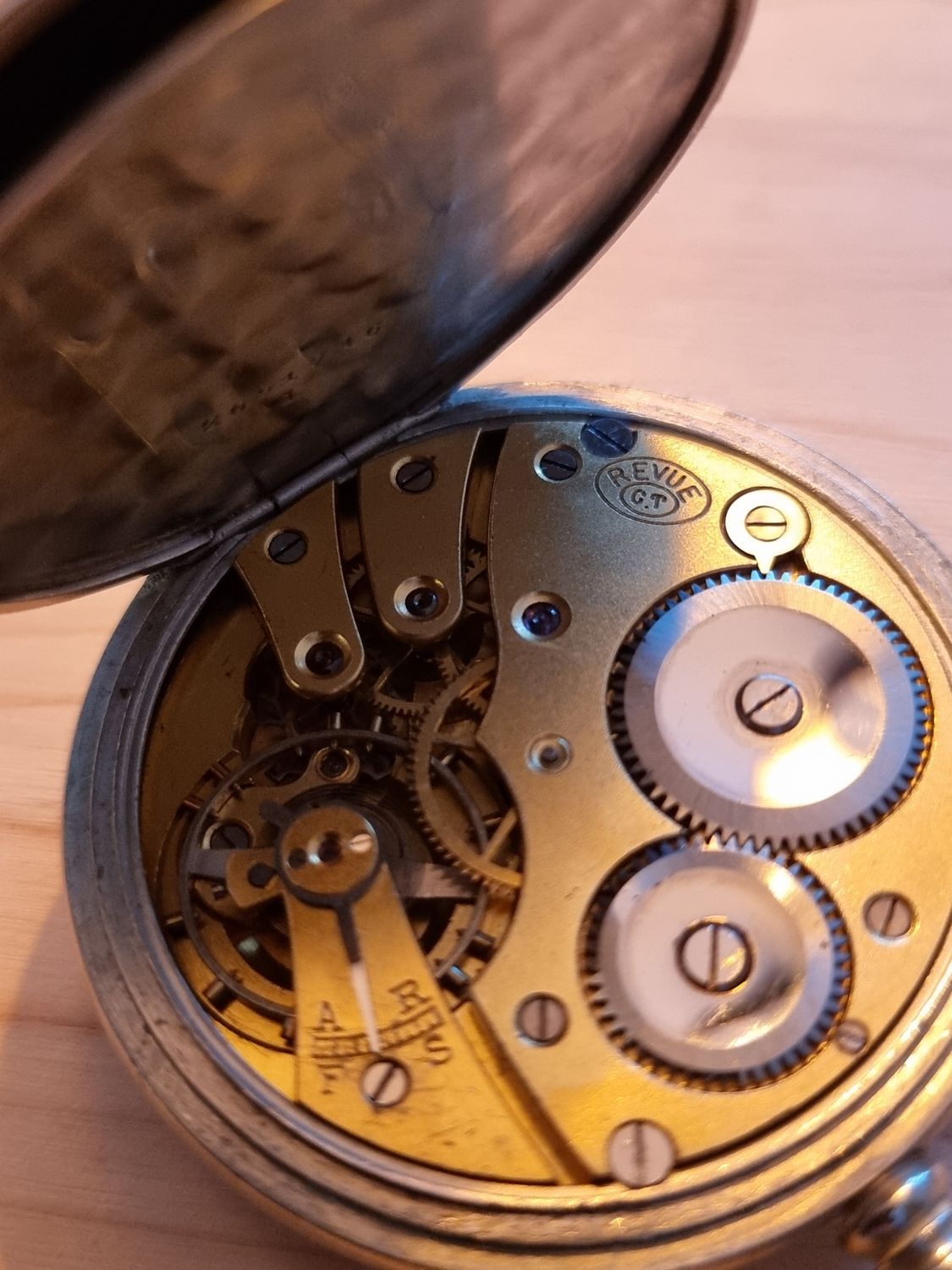 Revue/GT/Taschenuhr/Silber/top