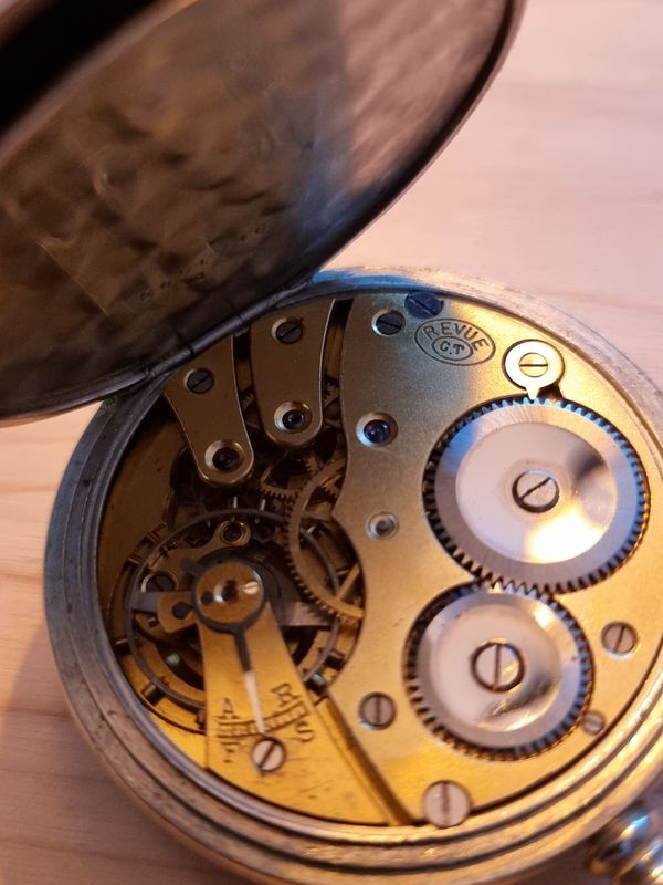 Revue/GT/Taschenuhr/Silber/top