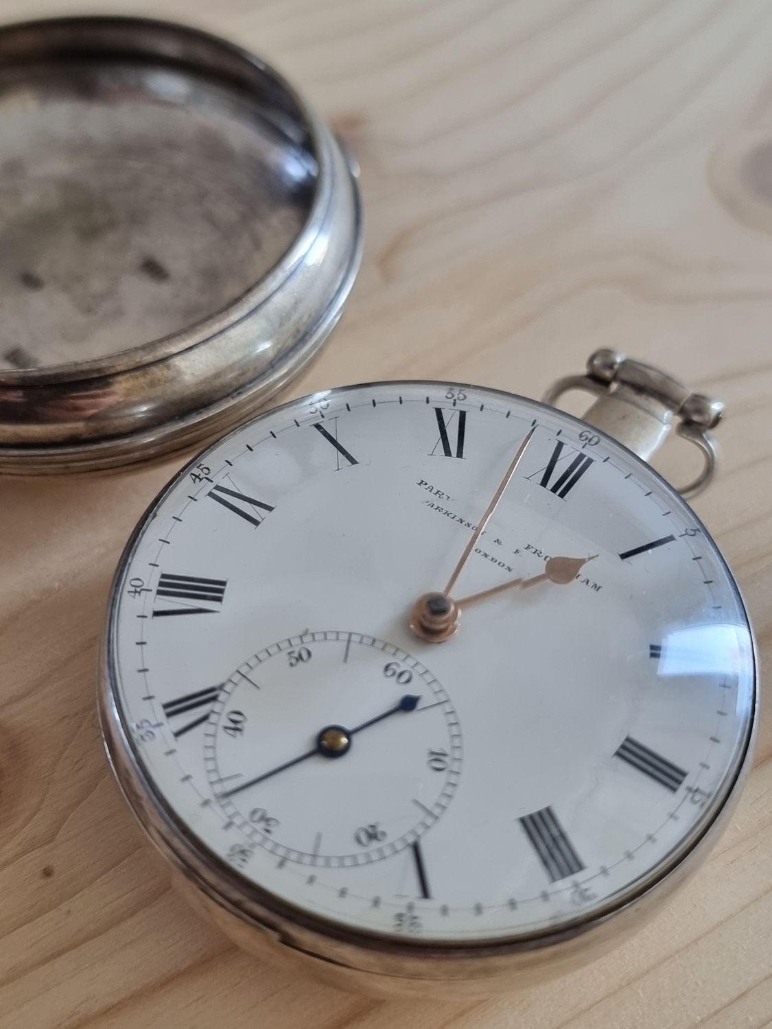 Chronograph,Parkinson&Frodsham,Taschenuhr,top,