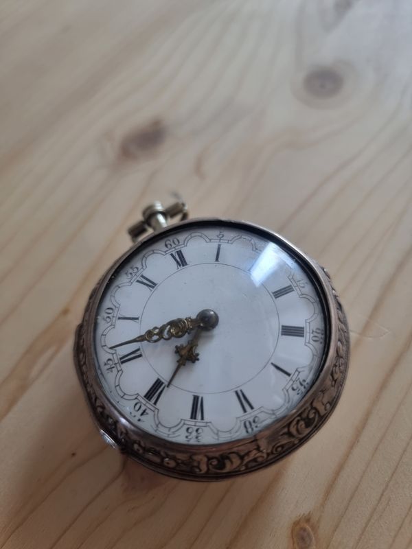 Spindeltaschenuhr/London/Debeaufre/18Jh Spindeltaschenuhr/London/Debeaufre/18Jh