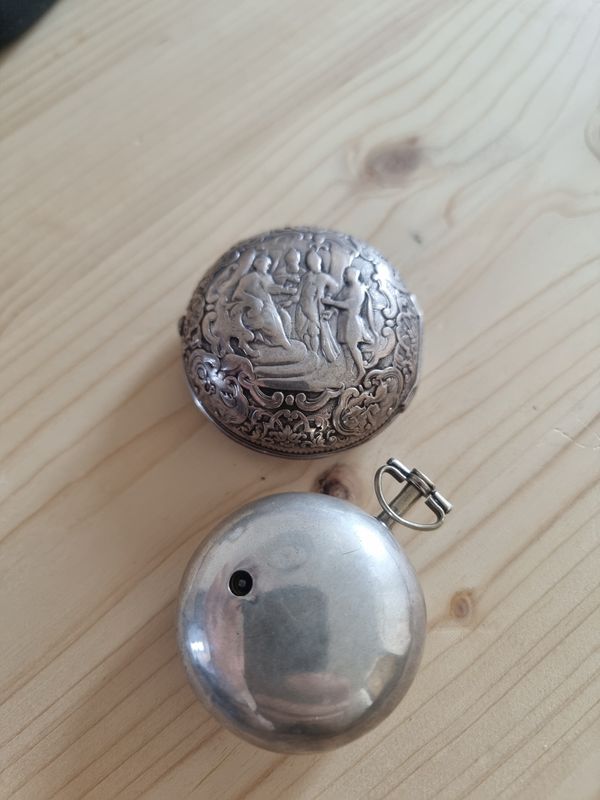 Spindeltaschenuhr/London/Debeaufre/18Jh Spindeltaschenuhr/London/Debeaufre/18Jh