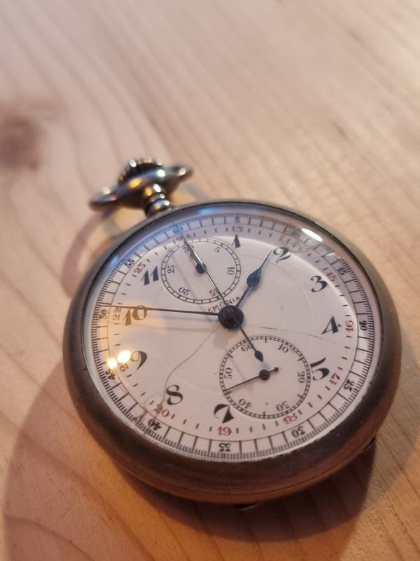 Lemania, Emonia,Chronograph, ca.1920,läuft einwandfrei
