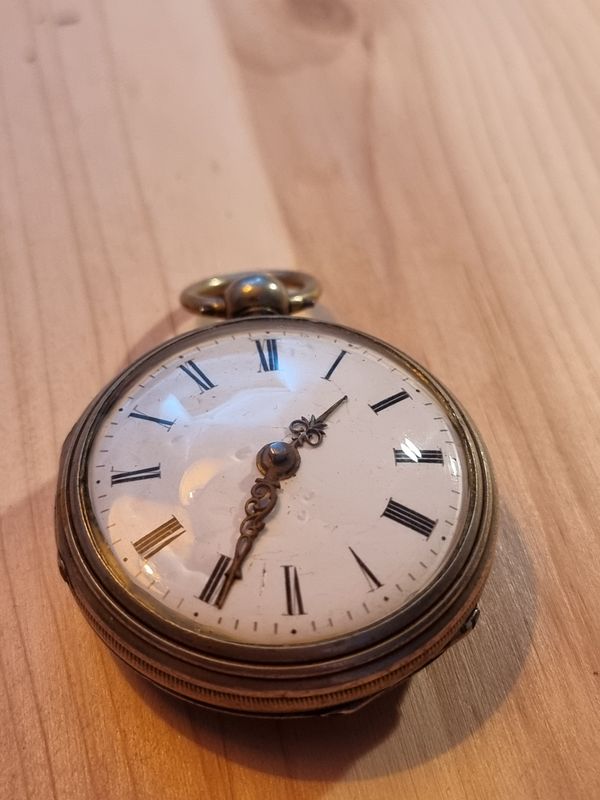 Spindeltaschenuhr, 18.Jh, Willer,London, Silber,Taschenuhr kaufen