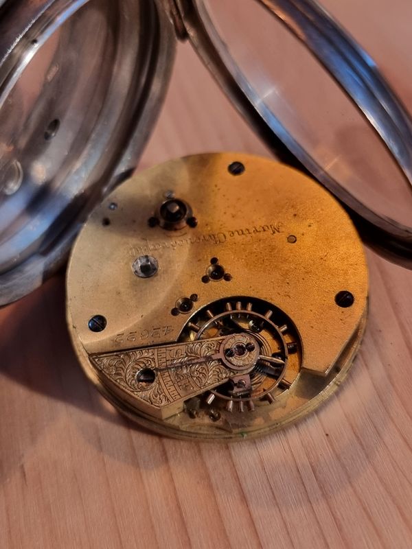 Marine Chronometer, Taschenuhr,Silber, England,Taschenuhr kaufen