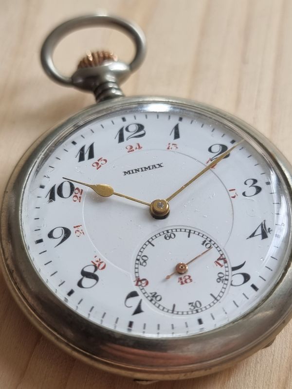 Minimax,Taschenuhr, Top-Zustand, 1920, Taschenuhr kaufen