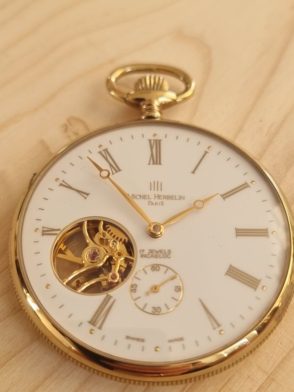 Michel Herbelin, Taschenuhr, Frankreich, Top-Zustand