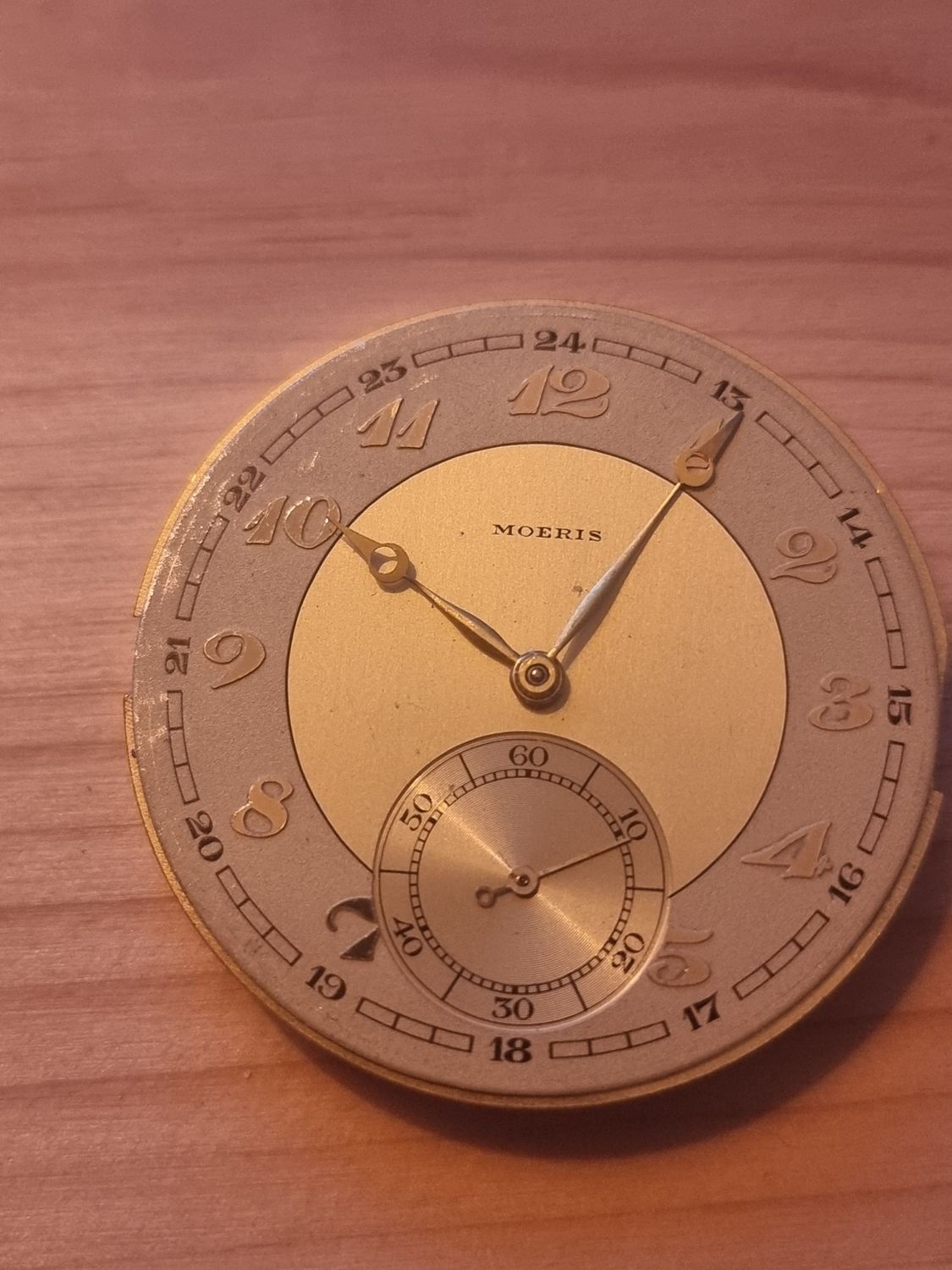 Taschenuhrwerk Moeris