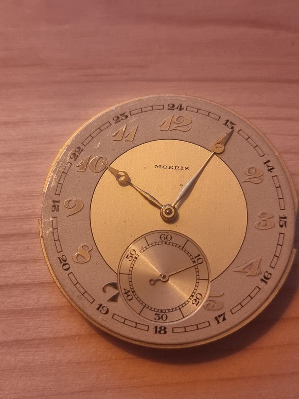 Taschenuhrwerk Moeris