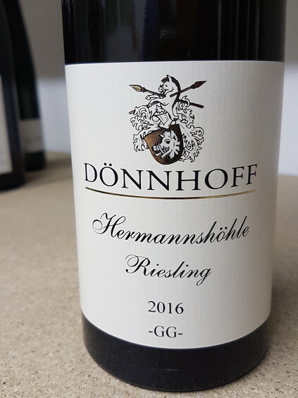 Dönnhoff - Niederhäuser Hermannshöhle GG 2016