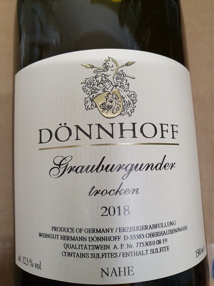 Dönnhoff - Grauburgunder trocken Magnum 2018