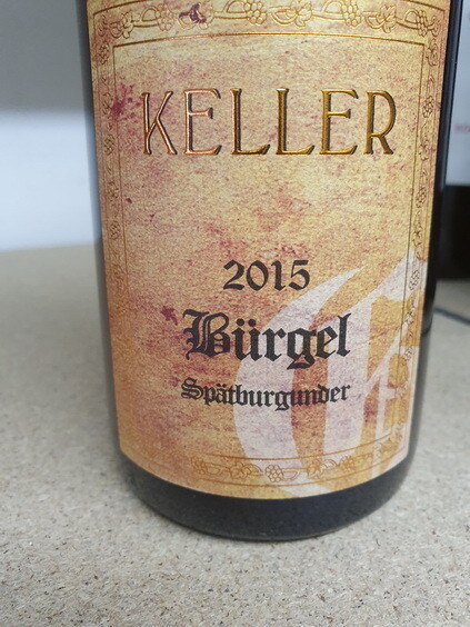 Weingut Keller - Bürgel Spätburgunder GG 2015