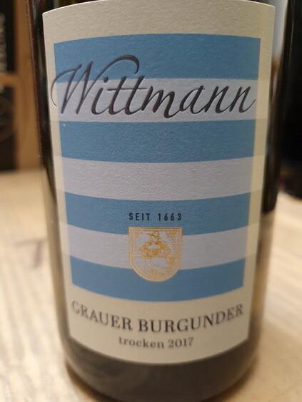 Wittmann - Grauer Burgunder  2017