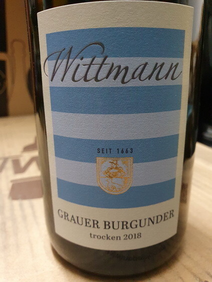 Wittmann - Grauer Burgunder 2018