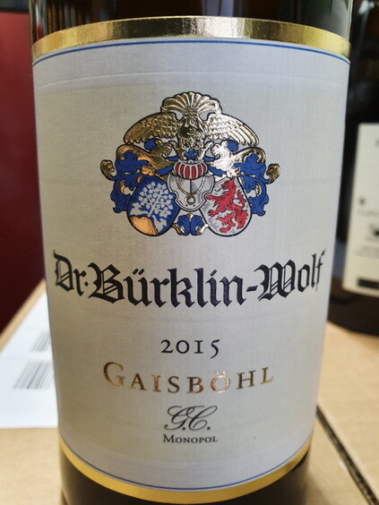 Bürklin-Wolf - Ruppertsberger Gaisböhl G.C. 2015