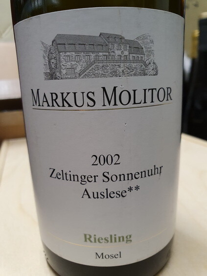 Molitor - Zeltinger Sonnenuhr Auslese** 2002