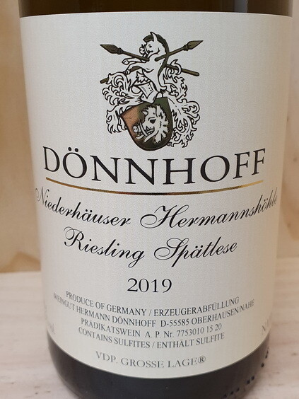 Dönnhoff - Niederhäuser Hermannshöhle Riesling Spätlese 2019