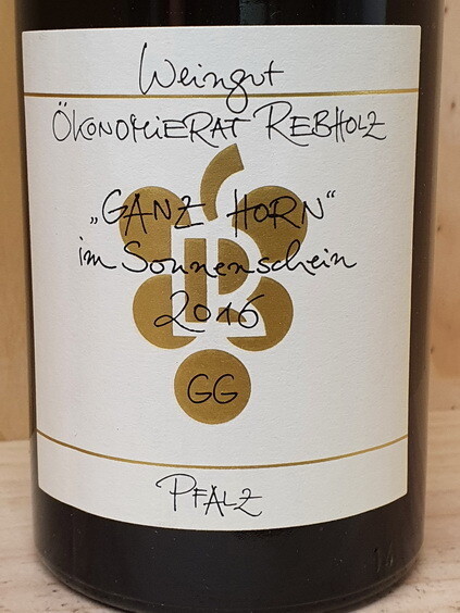 Ökonomierat Rebholz - "GANZ HORN" im Sonnenschein Riesling GG 2016