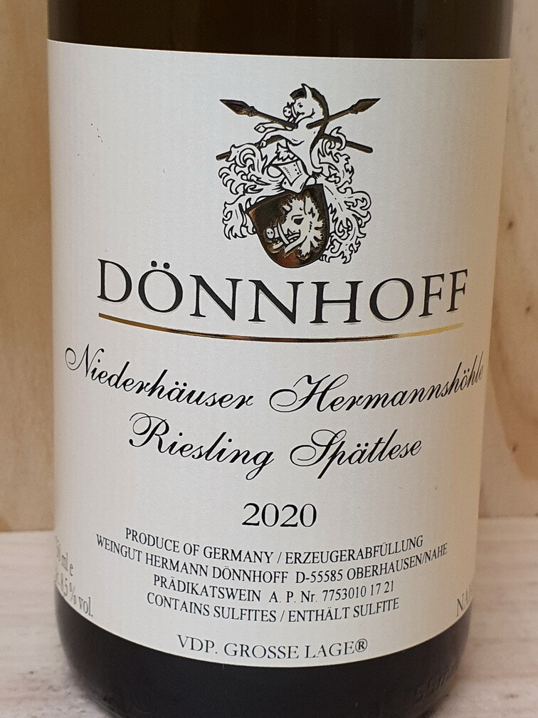 Dönnhoff - Niederhäuser Hermannshöhle Riesling Spätlese 2020