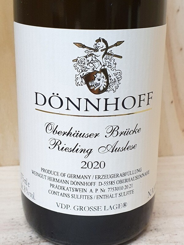 Dönnhoff - Oberhäuser Brücke *Monopol* Riesling Auslese 2020 Goldkapsel - fruchtsüß-