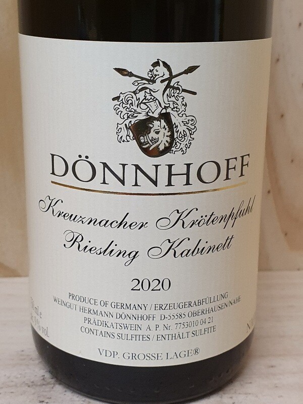 Dönnhoff - Kreuznacher Krötenpfuhl Riesling Kabinett 2020 Dönnhoff - Kreuznacher Krötenpfuhl Riesling Kabinett 2020