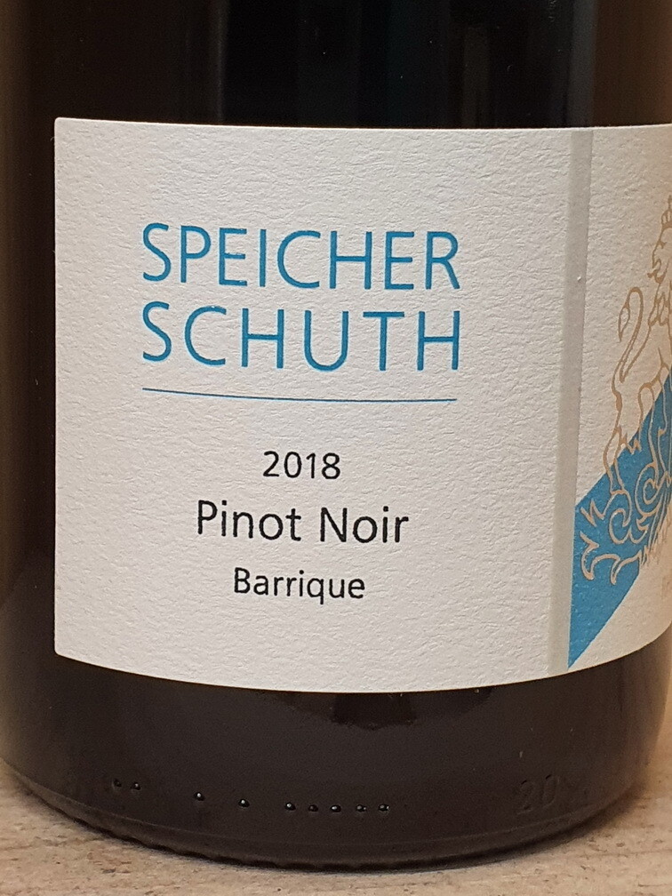 Speicher-Schuth - Pinot Noir trocken Barrique 2018