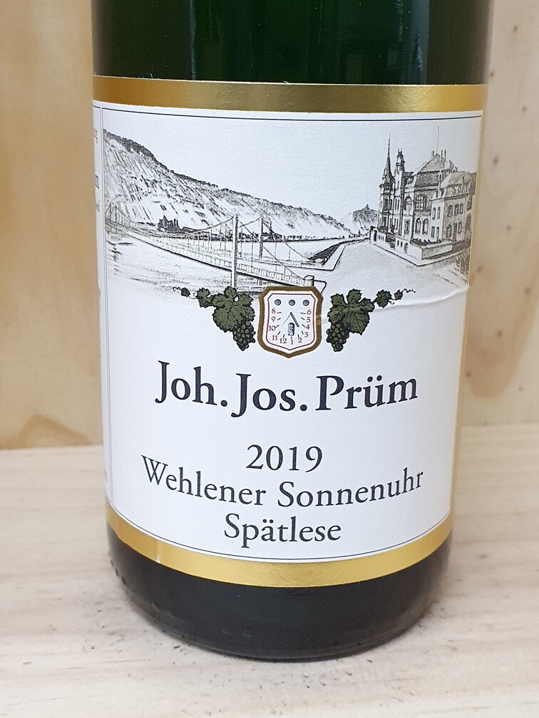 J.J. Prüm - Wehlener Sonnenuhr Spätlese 2019