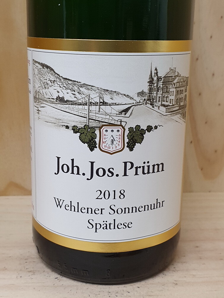 J.J. Prüm - Wehlener Sonnenuhr Spätlese 2018