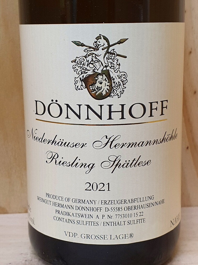 Dönnhoff - Niederhäuser Hermannshöhle Riesling Spätlese 2021