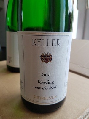 Weingut Keller - von der Fels Riesling trocken Vertikale 2016-2021