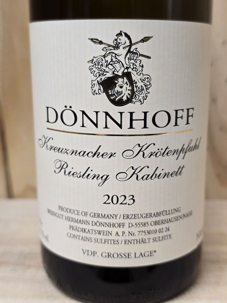Dönnhoff - Kreuznacher Krötenpfuhl Riesling Kabinett 2023