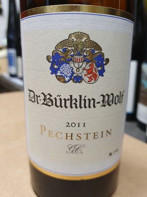 Bürklin-Wolf - Pechstein Riesling G.C. Vertikale 2011-2016 Bürklin-Wolf - Pechstein Riesling G.C. Vertikale 2011-2016