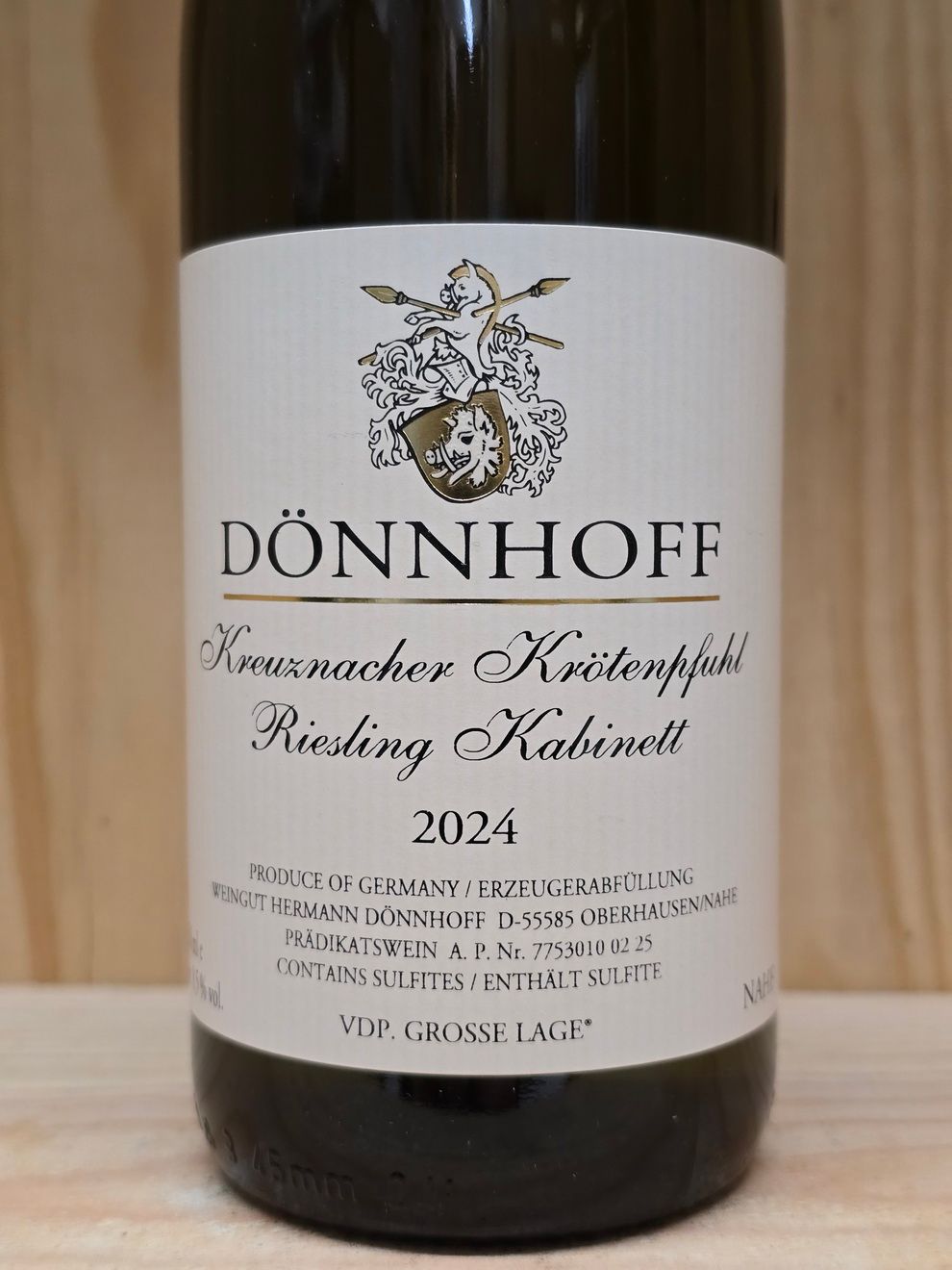 Dönnhoff - Kreuznacher Krötenpfuhl Riesling Kabinett 2024