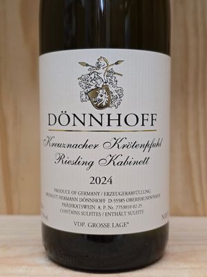 Dönnhoff - Kreuznacher Krötenpfuhl Riesling Kabinett 2024