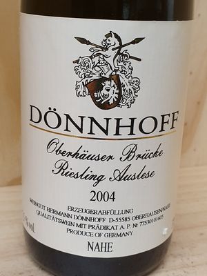 Dönnhoff - Oberhäuser Brücke *Monopol* Riesling Auslese 2004 Goldkapsel - fruchtsüß-